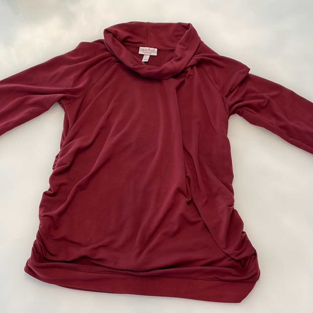 Long sleeve maternity shirt